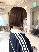 ネオリーブアイム 横浜西口店(Neolive aim)&nbsp;ミニボブ クリーミーベージュ 地毛風ストレート