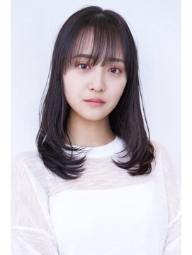 エースハバナ 渋谷(1 HAVANA) ミディアムレイヤー/20代30代大人かわいい/オリーブグレージュ