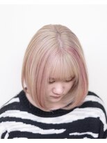 ルプラ ガーデン(le-pla garden)&nbsp;ピンク＋ベージュ#ケアブリーチ#ダブルカラー#髪質改善カラー