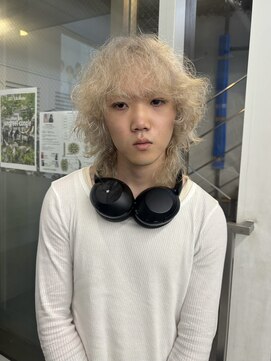 メンズレコ 渋谷(MEN'S LECO) メンズハイトーンホワイトベージュ