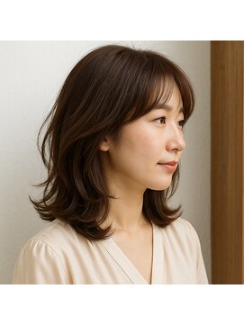 スープレックス ヘアーデザイン(SOUPREX HAIR DESIGN) ナチュラルミディアムレイヤー 20代 30代 40代 50代 60代