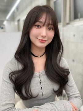 アリュウル 表参道(ALLURE) 韓国くびれヘア/小顔お顔周りカット×グレージュカラー◯伊藤