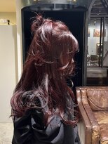 ノラ ヘアーサロン(NORA HAIR SALON)&nbsp;ブリーチなしボルドーカラー
