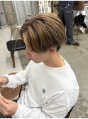 【ステップボーンカット】メンズハイライト