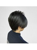 ふんわりショートボブ透明感アッシュブラウン小顔ナチュラル