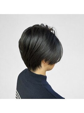 クオリス 上板橋店(QUALIS) ふんわりショートボブ透明感アッシュブラウン小顔ナチュラル