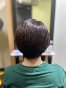 40代/ノンジアミンカラー/カット