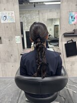 コワファースト長崎シャンプーボーイ 2nd(COIFF1RST 長崎 SHAMPOO BOY) お呼ばれアレンジ ヘアセット 編みおろし