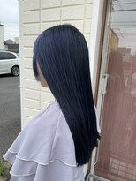 アール 滝ノ水店(#arl)&nbsp;ブリーチカラーブルーネイビーブルー