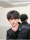 マッシュ/シャドウパーマ/緩め/ニュアンスパーマ/波巻きパーマ