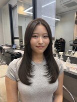 ドットニュー 横浜店(dot.nyu)&nbsp;【艶カラー×顔周りカット】韓国/韓国ヘア/横浜/横浜駅/学割