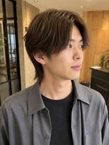 ラシェル パル ノエル(Laciel par Noel)&nbsp;Men's/ミディアム/ウルフカット/センターパート
