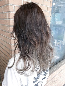 サロンドミルク 原宿(salon de MiLK) ストリートブルージュグラデーション