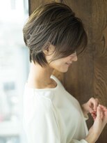 エル(LE)&nbsp;６/８open！ひし形シルエットグレージュエアリーショート