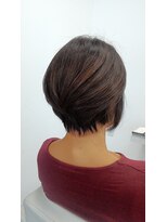 シアン 前下がり風 ハンサムショート