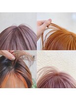 ベル 銀座5丁目店(Belle)&nbsp;ケアブリーチを使った透明感抜群のWカラー！暖色系ハイトーン