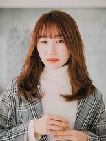 ココカラー アンド カット 茶屋町店(CoCo Color&Cut)&nbsp;シースルーバングでゆるふわガール【岡山】【倉敷】【茶屋町】