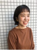 ぱつっとボブスタイル 【 uiic umeda rira 】