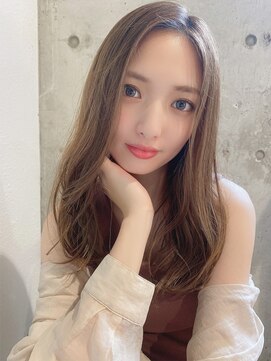 ルービック 梅田茶屋町(Rubik) グレージュ/デジパ/抜け感ヘア/ロングヘア