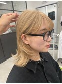 【ブリーチ2回】ホワイトブロンド
