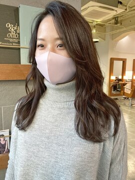 イロプラスソイ(iro + soi) ▲くすみピンク×韓国風セミディ▲