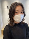 くびれミディアムセンターパート <原田>