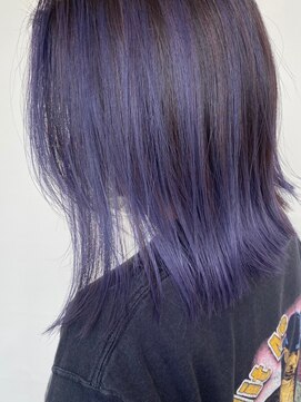 シャンプー 本庄店(SHAMPOO) ハイライト×パープル