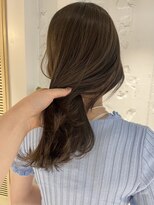 コフィー バイ メルト 吉祥寺(cofy by melt)&nbsp;【松本咲花】ブリーチなしオリーブベージュ　透明感艶カラー