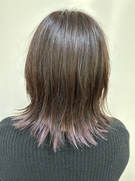 シャポン キュートなインナーカラー