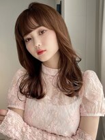 フォルテリノ ナゴヤ(FORTE Lino)&nbsp;韓国前髪顔まわり×ショコラアッシュふんわりカール【髪質改善】