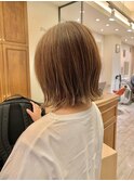 20代30代小顔 ショートカット切りっぱなしレイヤー