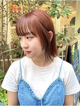 ネオリーブアイム 横浜西口店(Neolive aim) オレンジベージュ☆顔まわりローライト【横浜】