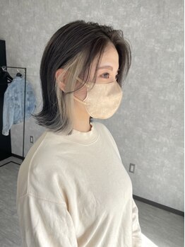 イデアル(Ideal)の写真/ダメージレスなハイトーンカラーなら《Ideal》“絶妙カラー×抜け感ヘア”が大人気の美容室◎