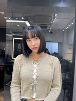 ロンドソレイユ 池袋(Lond soleil)&nbsp;ボブ/前髪カット/レイヤーカット×ケアブリーチ/デザインカラー