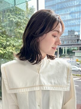 ビュートリアム265(BEAUTRIUM 265) ミディアム/くびれレイヤー/レイヤーカット/顔周りカット/銀座