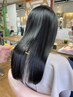 美髪矯正+カット+トリートメント￥28,800→￥24,400