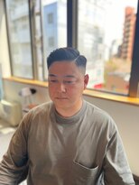 リバレッジ 広尾(Leverage)&nbsp;大人海外七三フェード：Taishin  Omura