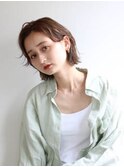 透明感カラー・ショート・髪質改善
