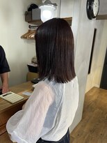カールム(carlm) 【薬院・今泉carlm/上川美幸】ぱつんとミディアム