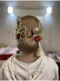 シニヨンヘアセット