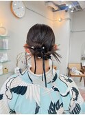 卒業式ヘアにオススメ！カチモリリボンアレンジタイトヘア
