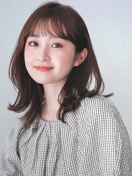 ガーデンヨコハマエスト(GARDEN YOKOHAMA est) イメチェン　外ハネボブ　美髪　ワイドバング　ミディアム　ボブ