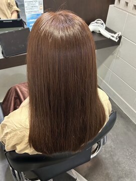 エクファ ヘア リゾート 大津 瀬田店(ex-fa hair resort) イメチェン/ホワイトブロンド/外ハネボブ/美髪/大津/瀬田