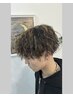 男性学生限定【波巻き、シャドウ含む】カット＋特殊パーマ＋カラー＋PhTr