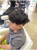 小学生ツイストピンパーマ @木原 6.14