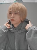 ハイトーンウルフ/中性ウルフ/マッシュウルフ/ミルクティー