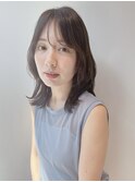 小顔レイヤー大人カジュアル*レイヤーボブ*30代40代50代*丸顔