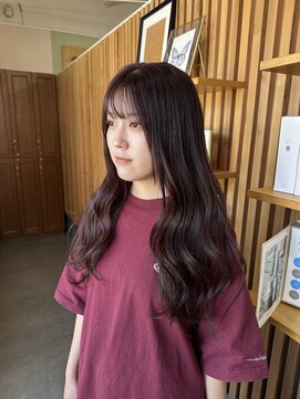 キュオンシア(CUEON. ciea) レイヤースタイル×暖色カラー