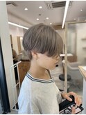 グレージュマッシュショート