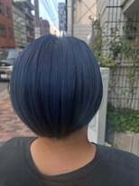 ビンナ(BINNA)&nbsp;アンブレラカラー　ブルー×ブラック